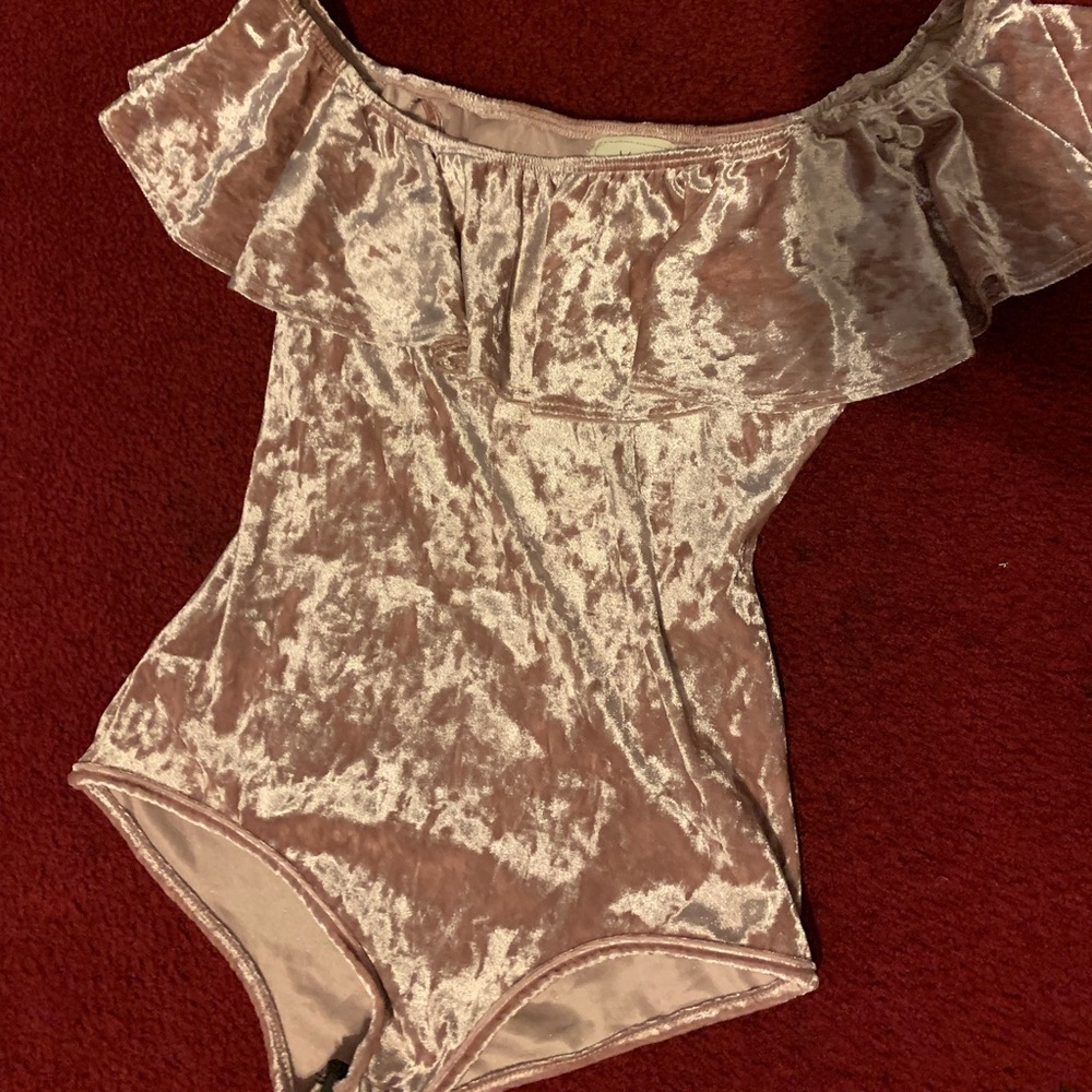 Off shoulder onesie